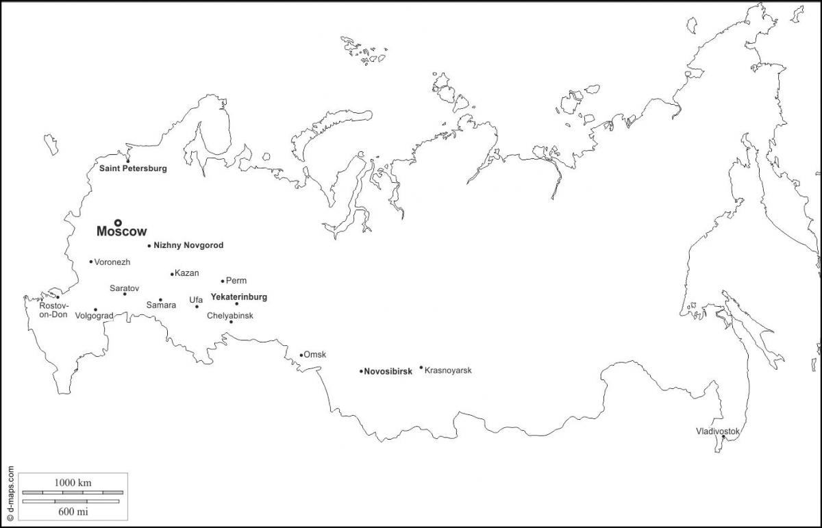 Пустая карта России