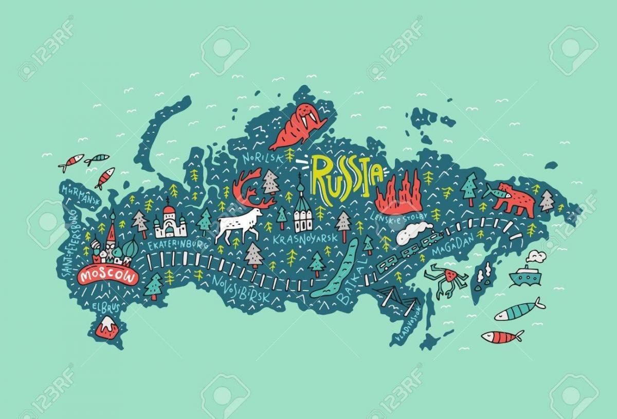 туристическая карта России