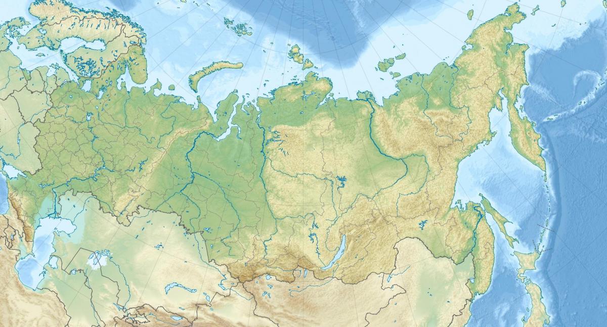 Горы в России карта