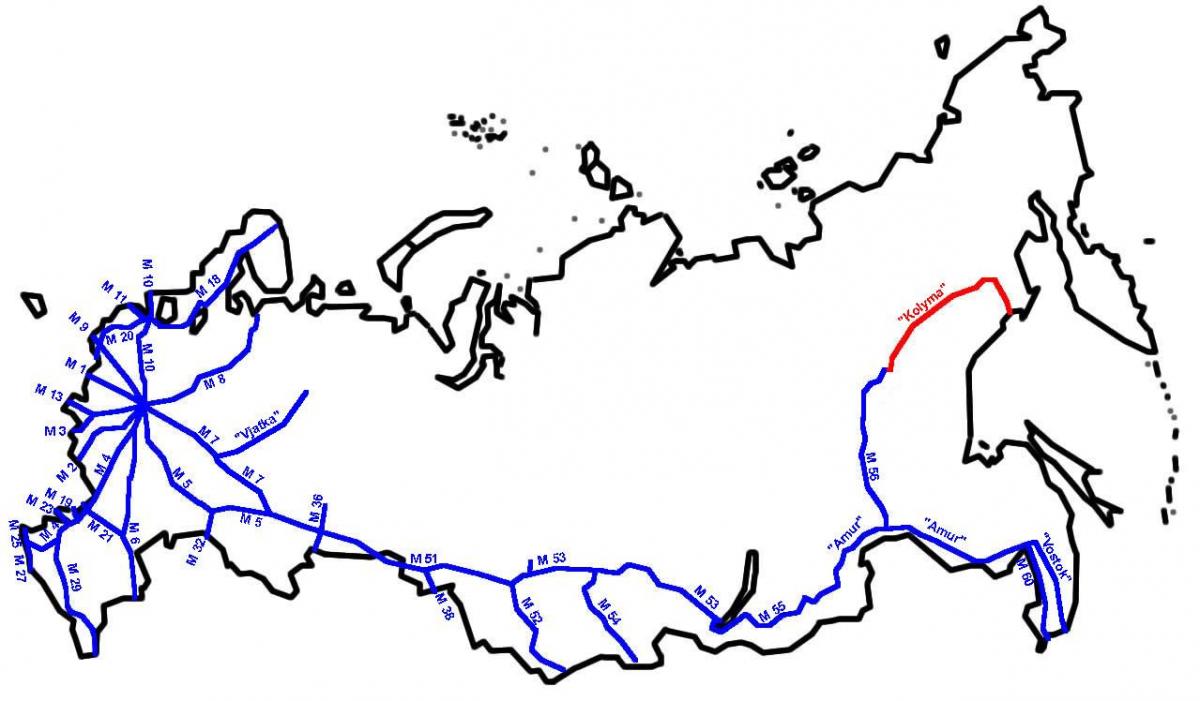 Автомобильная карта России