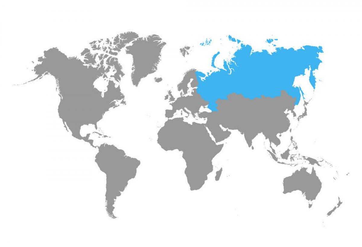 местоположение России на карте мира